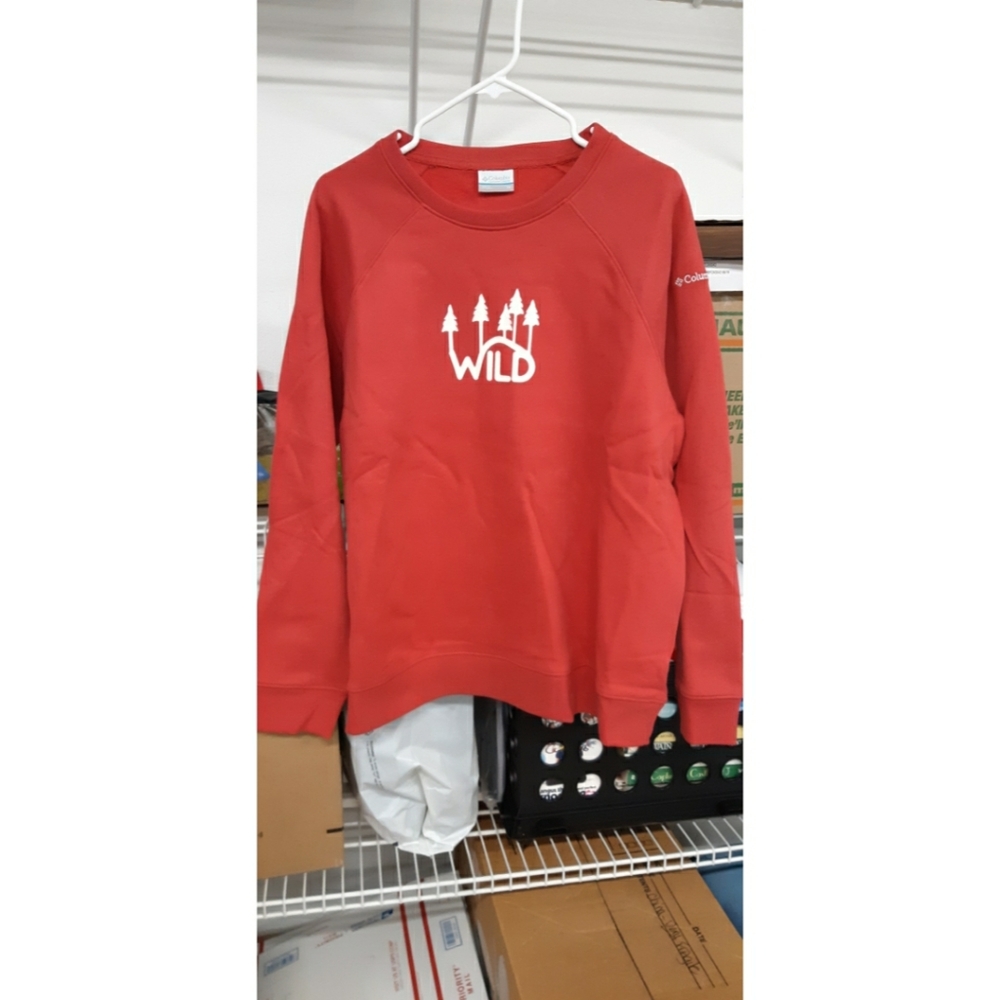 NWT | Columbia “Wild” Hart Mountain Graphic Crew Sweatshirt